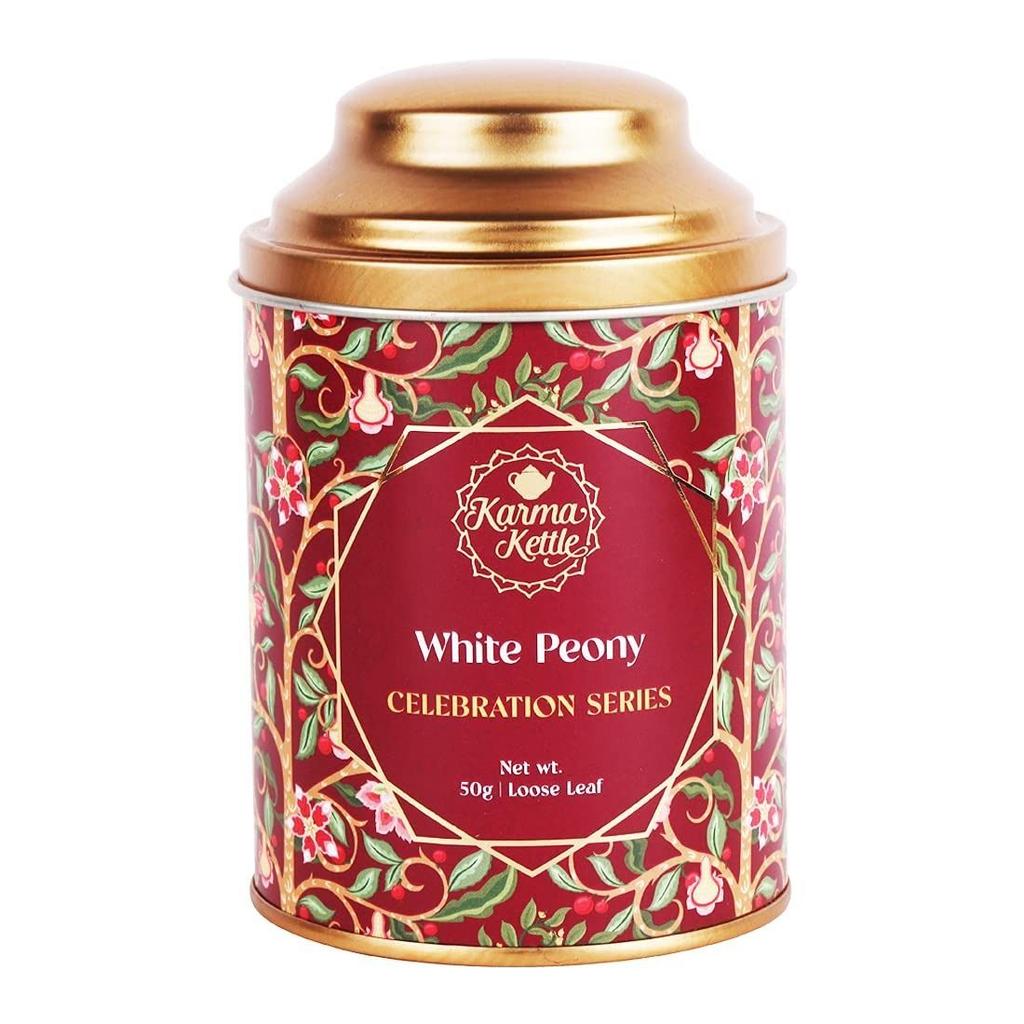 Carbamide Forte White Peony Tea | 50g | Loose Leaf, Floral & Aromatic