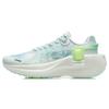 Li Ning Ranger Essential Спортивные кроссовки для бега с амортизацией, низкие, женские, сине-зеленые ARHR054-7