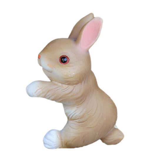 3 шт. Фигурка кролика-альпиниста, Имитация статуи кролика, Полимерная скульптура животного, Садовое украшение для улицы, Подвеска-обниматель для цветочного горшка