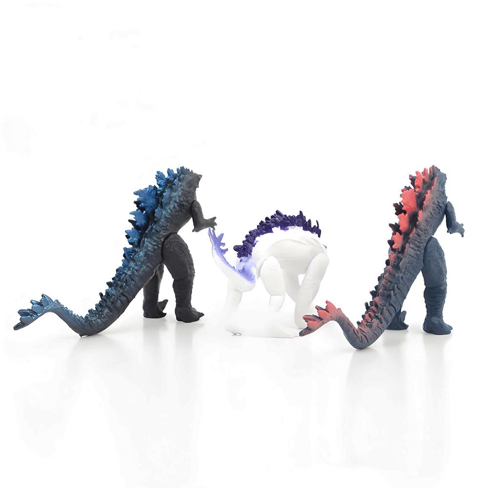 New Arrival 6 Pcs/Set Godzilla VS King Kong 2 New Empire Monsters Movable Joints Action Figure Model Toys
