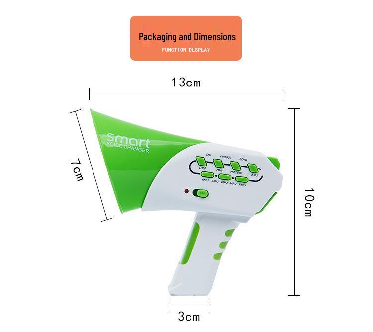 Многоканальный Мегафон-Игрушка для Изменения Голоса для Детей – Креативный, Веселый, Интерактивный Ручной Динамик