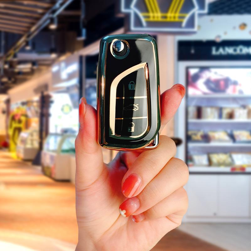 Чехол для ключа Toyota из ТПУ для Corolla, Camry, Levin, Avalon, RAV4, C-HR, Highlander