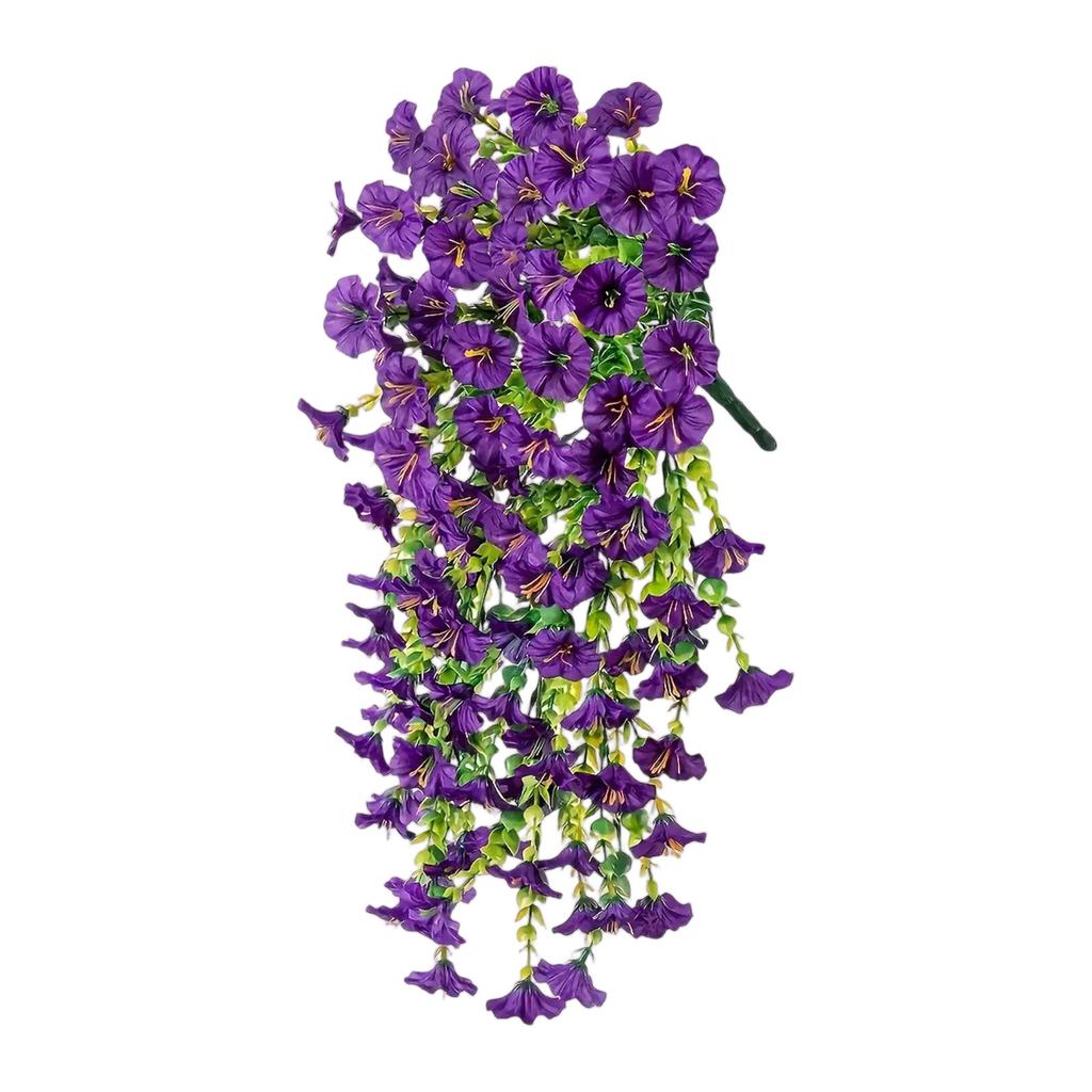 Artificial Hanging Flowers Vine Lifelike Silk Flowers For Outdoor Garden Patio Wall Decorations Realistic Faux Flowers Garland
