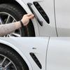 Side Fender Air Vent Cover Trim Protection Sticker For BMW X3 G01 X4 G02 2018   Car Accessories Gloss Black  Carbon Look