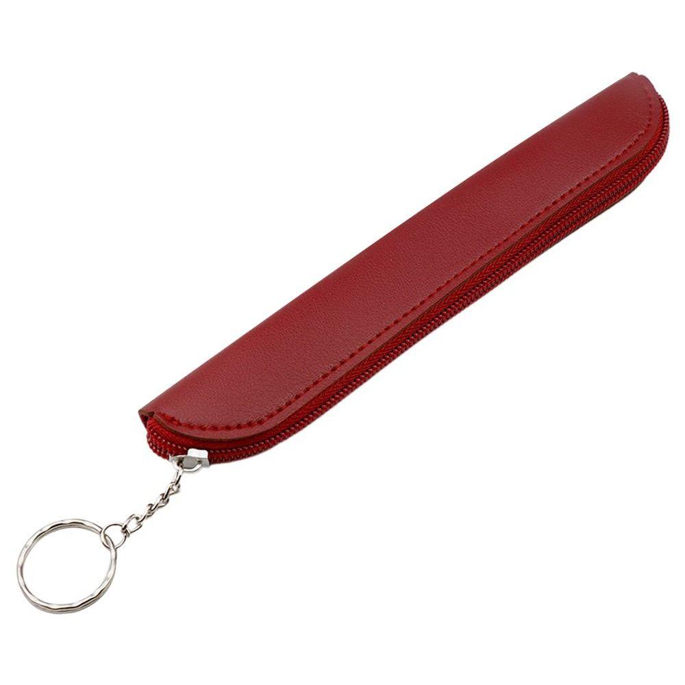 Портативная сумка для ручек в стиле ретро, защитный чехол для планшета и стилуса, минималистичный чехол для ручек из искусственной кожи на молнии