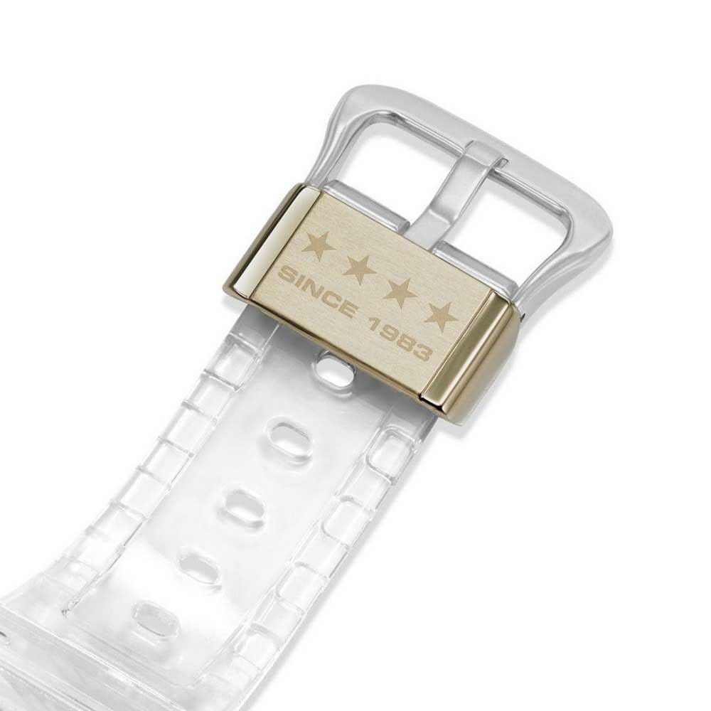 Casio Аналоговые цифровые часы-браслет Clear Remix 40th Anniversary Edition G-Shock GA-2140RX-7AER, Браслет,