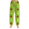 Women's Solid Color Trousers With Cuffs Casual Pants And Pajama Pants