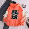 Anime Demon Slayer Iguro Obanai And Tokitou Muichirou Graphic Print Hooded Men Women Hoodies Manga Sweatshirt Harajuku Pullover