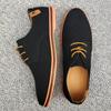 2025 Spring Suede Leather Men Shoes Oxford Casual Shoes Classic Sneakers Comfortable Footwear Dress Shoes Large Size Flats