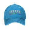 Bassoon Reeds (Rainbow) Baseball Cap Mountaineering Icon summer hat Brand Unisex cap Boy Child Womens
