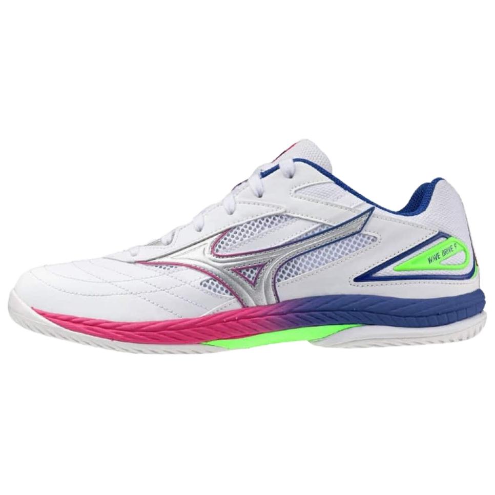 Mizuno Обувь для настольного тенниса WAVE DRIVE 9 Унисекс Белый Серебристый 81GA220564