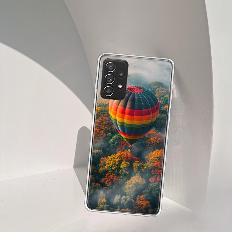 Drifting in a Hot Air Balloon's Serene Embrace Phone Case for Samsung A54 A57 A37 A17 A14 A15 A12 A24 A34 A55 A35 A25 A52S A07 A