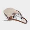 Wax Rope Hollow Woven Bag Large Capacity Tote Bag Beach Vacation Beach Bag Shoulder Bag Underarm Bag for Women Summer