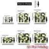 2D flat Photography Backdrop Tapestry Geometric Green Shapes 100% Polyester Anniversary for Suitable for indoor celebrations