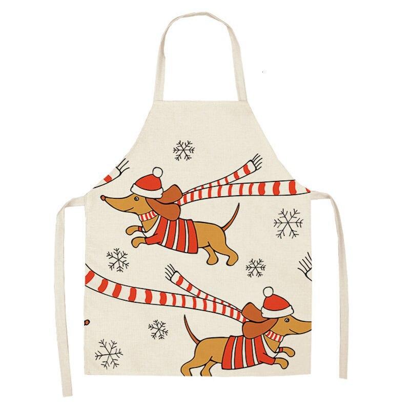 Cartoon Puppy Sleeveless Apron Home Daily Use