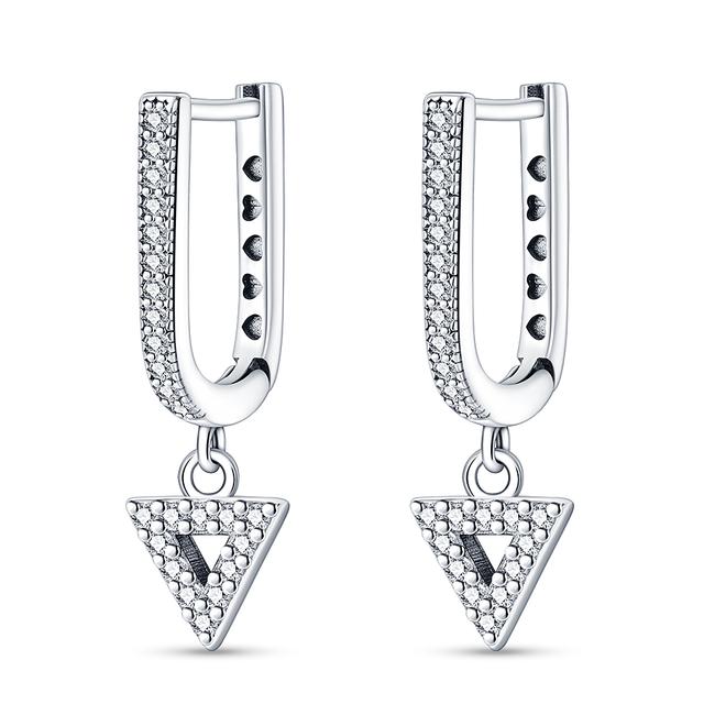 Серебро 925, оригинальные серьги «Любовь Купидона», серьги для пар, очаровательные серьги в форме сердца, подарок на день Святого Валентина, серьги для женщин 