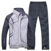Men's Spring Autumn Sportswear Two Piece Sets Sports Suit Jacket + Pants Tracksuit Clothes