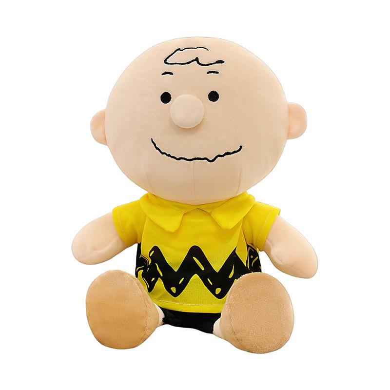 Плюшевая игрушка Чарли Браун из «Peanuts» Мультяшное набивное животное Подарок для детей и поклонников