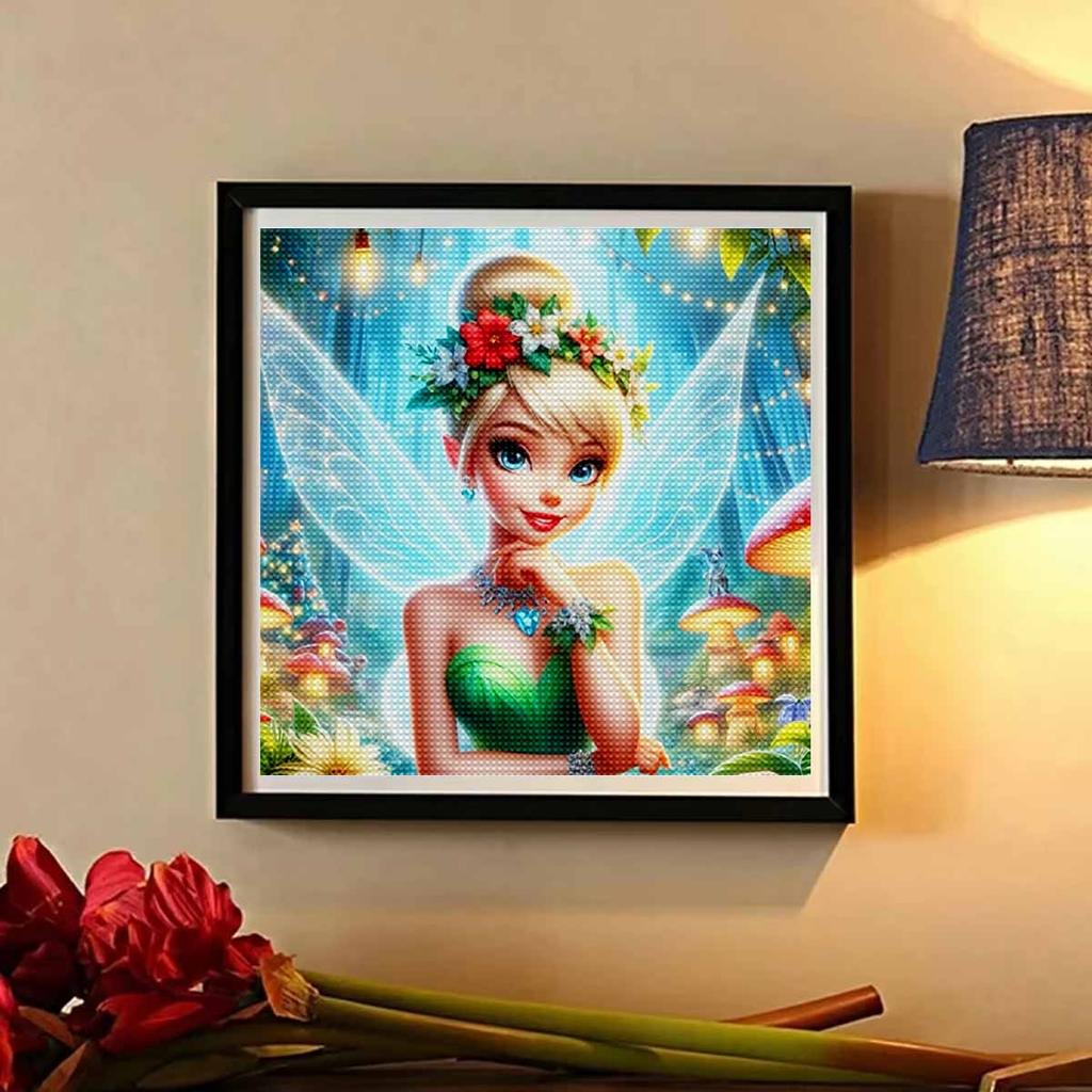 5D DIY Алмазная Живопись Декоративная Красивая Фея Полная Круглая Выкладка Пейзаж Алмазная Вышивка Наборы для Вышивания Крестом Домашний Декор Подарок