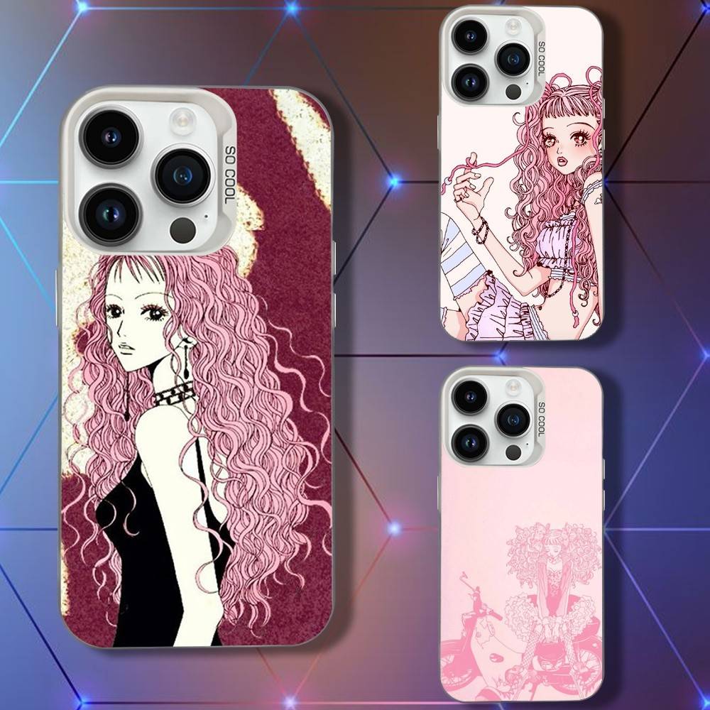 Чехол для телефона с изображением аниме P-Paradise-es K-Kiss для iPhone 16,15,14,13,12,11,Pro,XS,Max,Plus,Mini,SE, Белый, Конфетный, Матовый, Ударопрочный