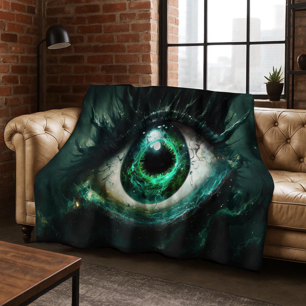 Красивый Око Провидения Масонство Сглаз Фланелевое Одеяло, Теплое и Уютное Мягкое Плед для Дома Спальни Кровати Дивана Детей
