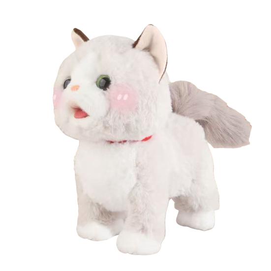 1 Set Kids Electronic Plush Dog Toy with Pet Care Accessories Walking Interactive Puppy Rabbit Cat Plushie Toy Toddlers Boys Girls Educational Toy