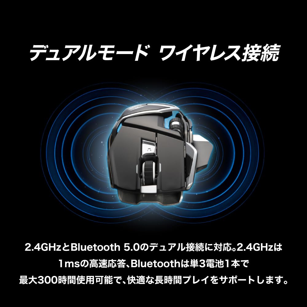 Беспроводная игровая мышь Mad Catz DWS R.A.T. Двухрежимный MR07DHINBL000-0J