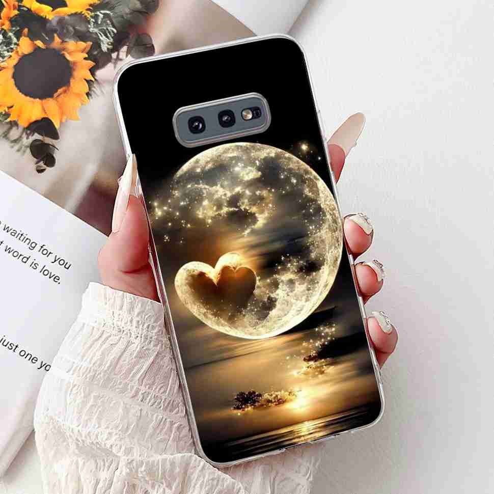 Чехол для Samsung Galaxy S10e SM-G970 Модный Бант Цветок Мягкий Силикон ТПУ Чехол-бампер Для Samsung S10e S10E SM-G970F 5.8" Корпус Телефона