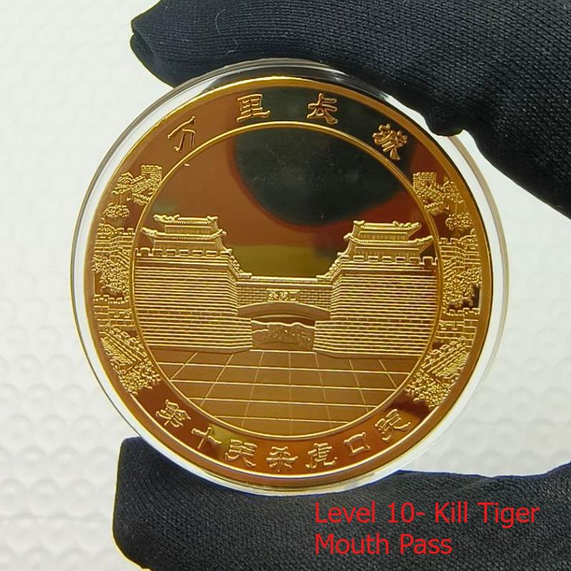 Great Wall Thirteen Passes Commemorative Medal, Metal Crafts, Beijing Tourism Currency, Small Gifts, Shanhaiguan, Jiayuguan, Huangyaguan