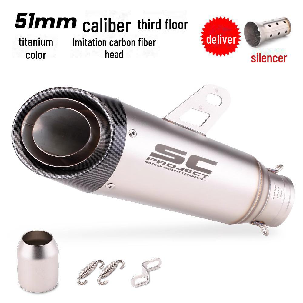 Ninja Z250/300/400 MT0709 R25/R3/R6 Street SC 2/3-Layer Motorcycle Exhaust Pipe