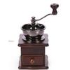 Ручная кофемолка 1шт ручная мельница для помола зерен винтажная бук керамический механизм домашний портативный
