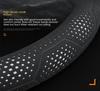 CNE1 Car Carbon Fiber Leather AntiSlip Steering Wheel Cover Jeep Grand Cherokee Wrangler Renegade Patriot Commander Compass Gladiator