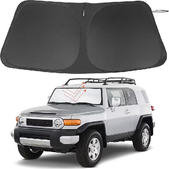 TINGLU Солнцезащитный козырек для Tesla Model X Tesla X 2016-2024 2025 Аксессуары Солнцезащитный козырек на лобовое стекло Защита от УФ-лучей Накидка на солнцезащитный козырек С