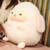 Stuffed Sheep Doll Full Filling Sleeping Accompany Elastic Cute Plush Sheep Cushion for Entertainment