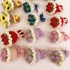 Sunflower Crochet Flower Rose Pendant Creative Artificial Flowers  Gift
