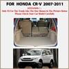 Car trunk mat for Honda CRV 2007 2008 2009 2010 2011 Cargo Liner Carpet Interior Parts Accessories