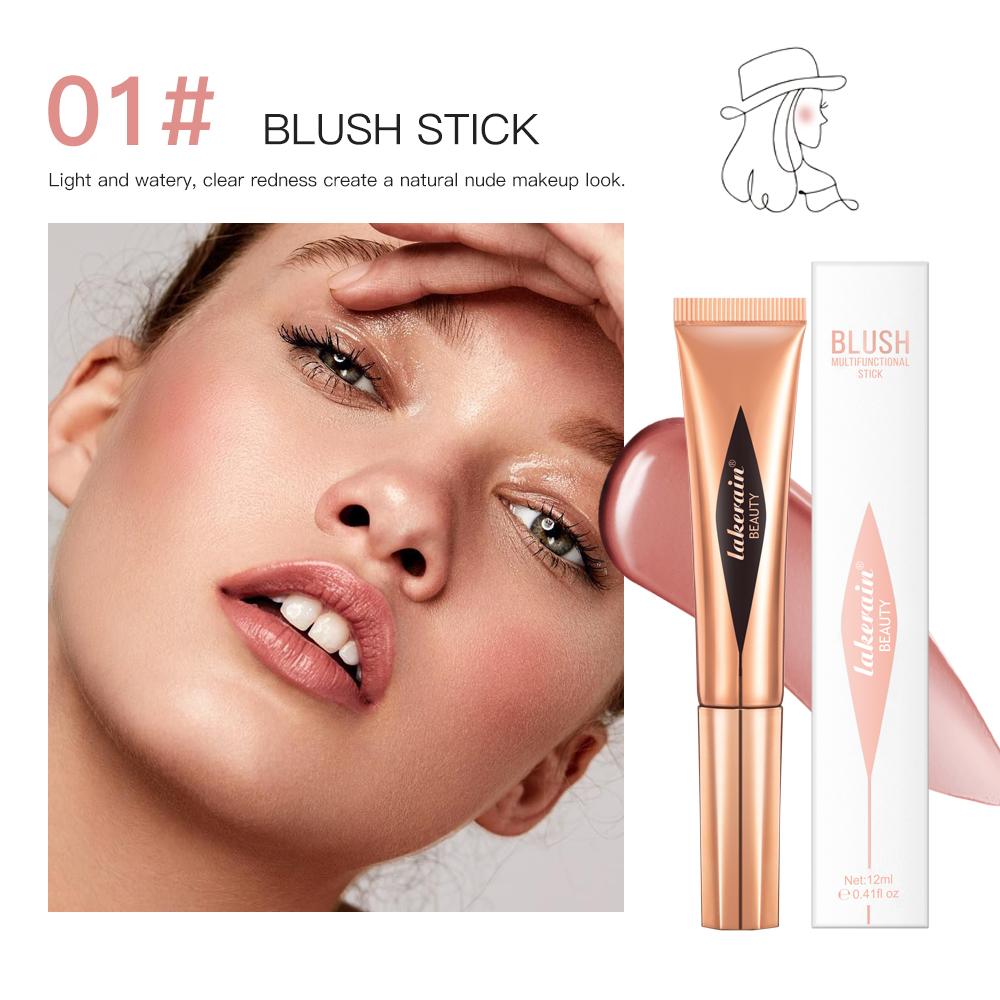 Новый Кремовый Бронзер Контур Румяна Beauty Wand Хайлайтер Румяна с Подушечкой Жидкий Бронзер для Лица Палочка-Аппликатор Макияж