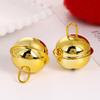 3CM Gold Large Hole Keychain and Pet Collar Bell Pendant - Christmas Decoration