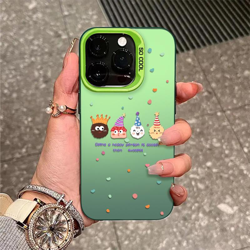 Чехол-печенька Little Man для IPhone 16/15 Pro Vitality 1411 Чехол для телефона 12 для Apple 13 Защитный чехол