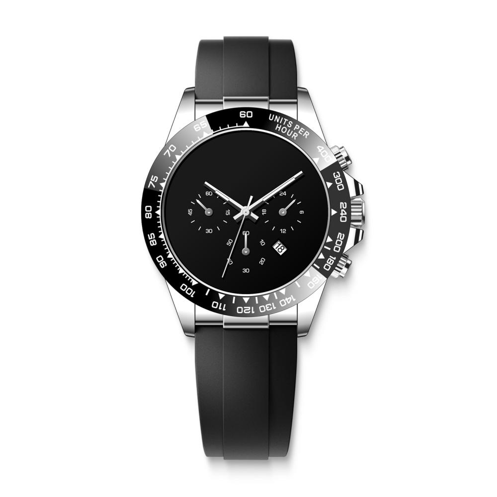 Multifunctional Men's Quartz Watch, Classic Punk Style, Steel Band, Waterproof, Calendar, Luminous, Men's Watch, Sports, Business, Casual Wristwatch