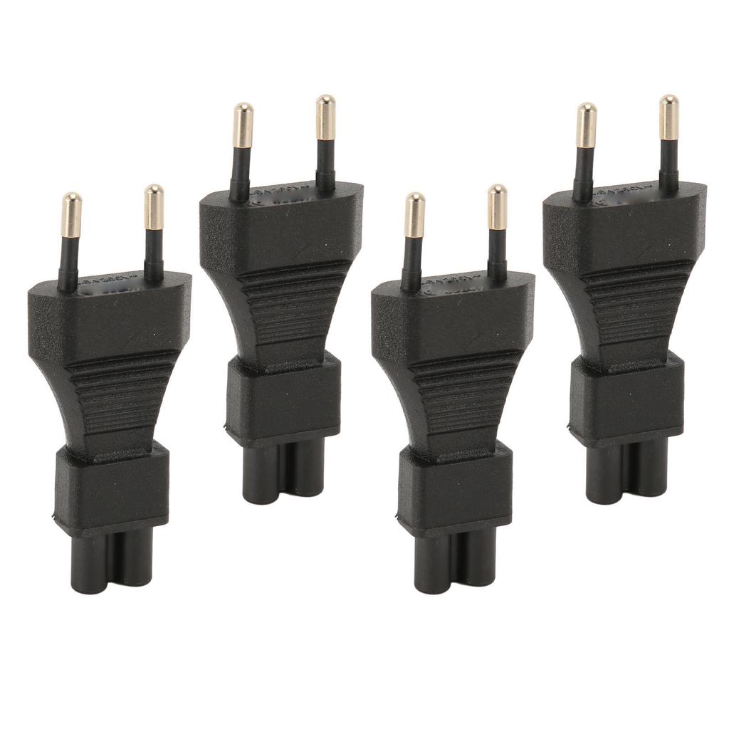 4PCS Male To IEC320 C5 Power Adapter 2.5A Plug and Play Power Socket Adapter