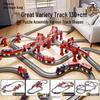 Набор электрического высокоскоростного поезда для детей – Развивающая игрушка с моделью железной дороги, Идеальный подарок на день рождения.