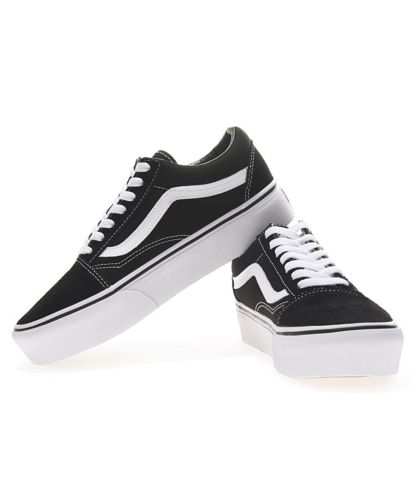 Vans Old School на платформе - Черные:Белый / Vn0A3B3Uy281