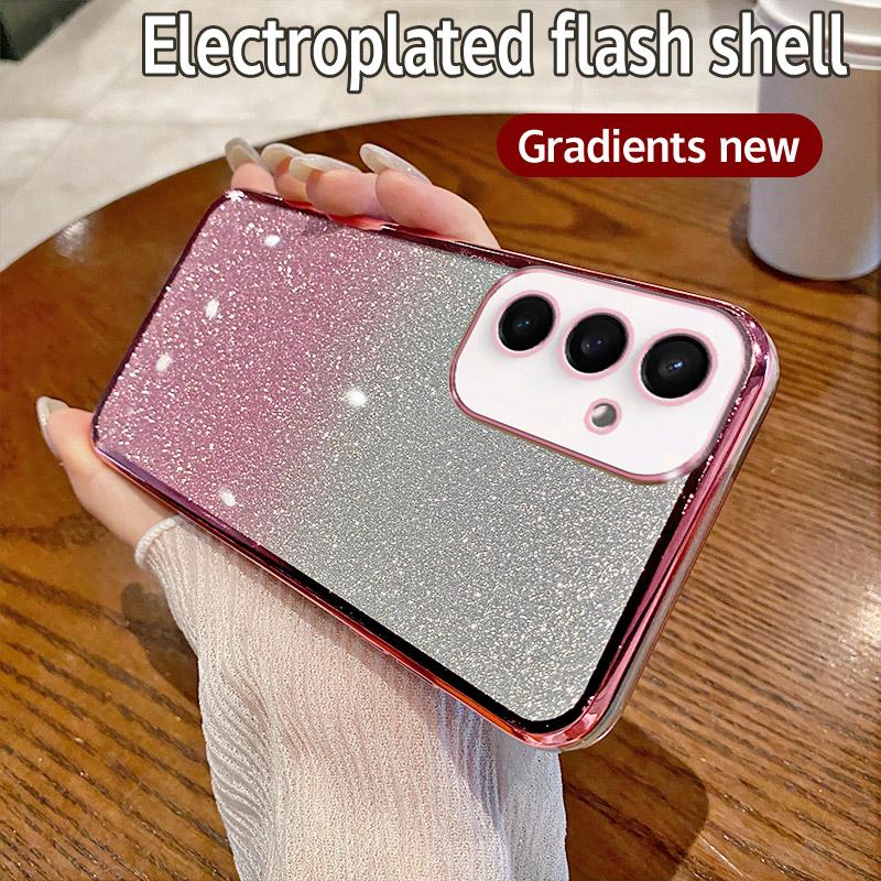 Для Samsung Galaxy A05S чехол Samsung SM-A057F, SM-A057M чехол для телефона блестящий блестящий силиконовый объектив камеры мягкая задняя крышка