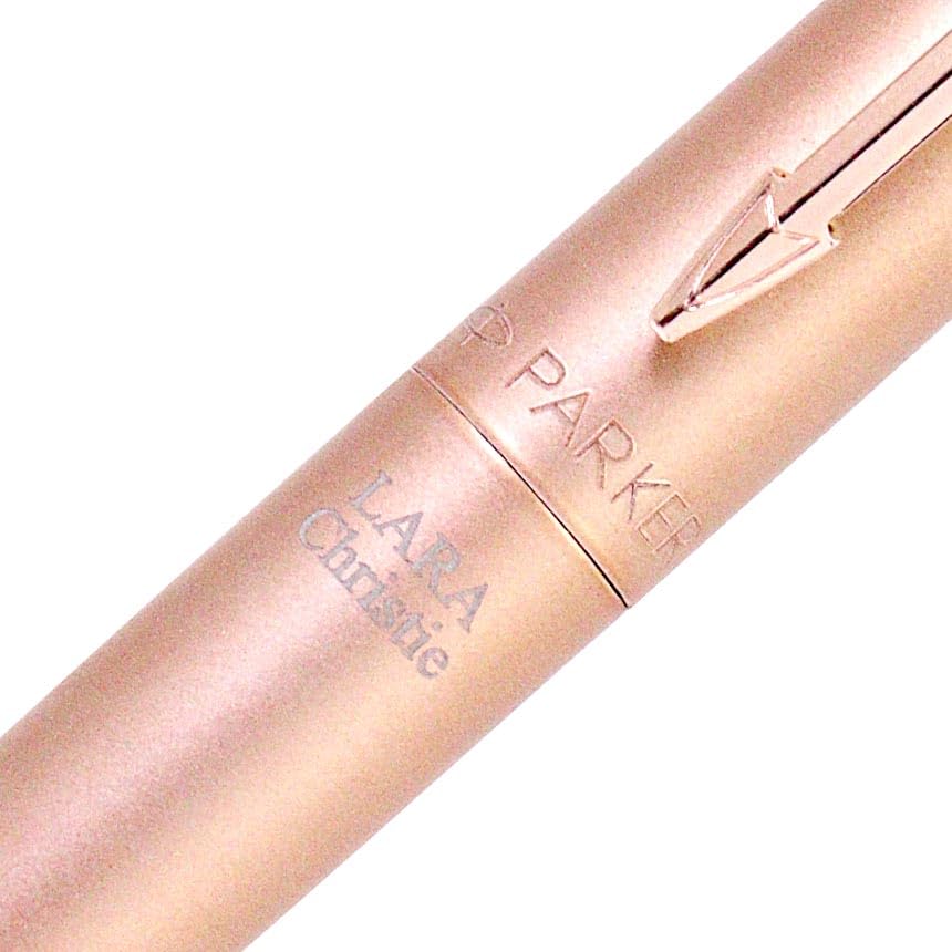 [LARA Christie] Metis Pink Gold Ballpoint Pen by PARKER - Luxury Writing Instrument, Stylish Design