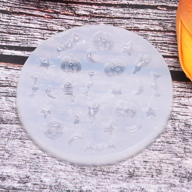 Форма для Хэллоуина из силиконовой смолы своими руками, мини-форма для тыквы, привидения, летучей мыши, ювелирные изделия, подарок