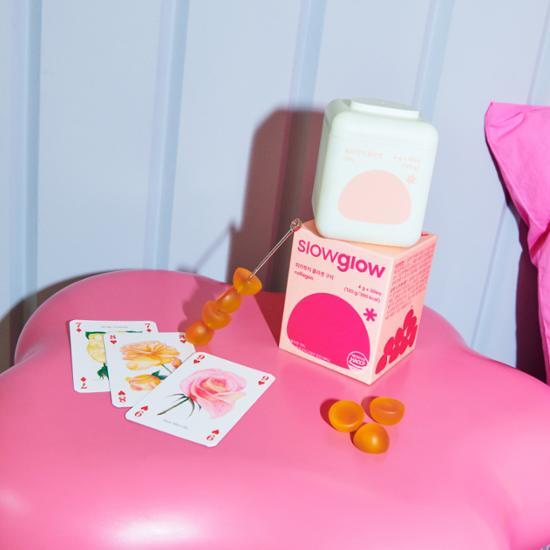 Slow Glow Peach Peach коллагеновые жевательные конфеты 30 жевательных конфет (стоимость 15 дней)