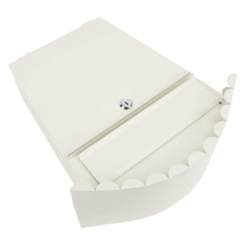 Железный почтовый ящик винтажный непромокаемый почтовый ящик декоративный домашний офисный стол украшение с замком для