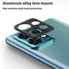 For Motorola Edge 40 Pro 5G Hollow Lens Protector Aluminum Alloy Phone Camera Bezel Cover