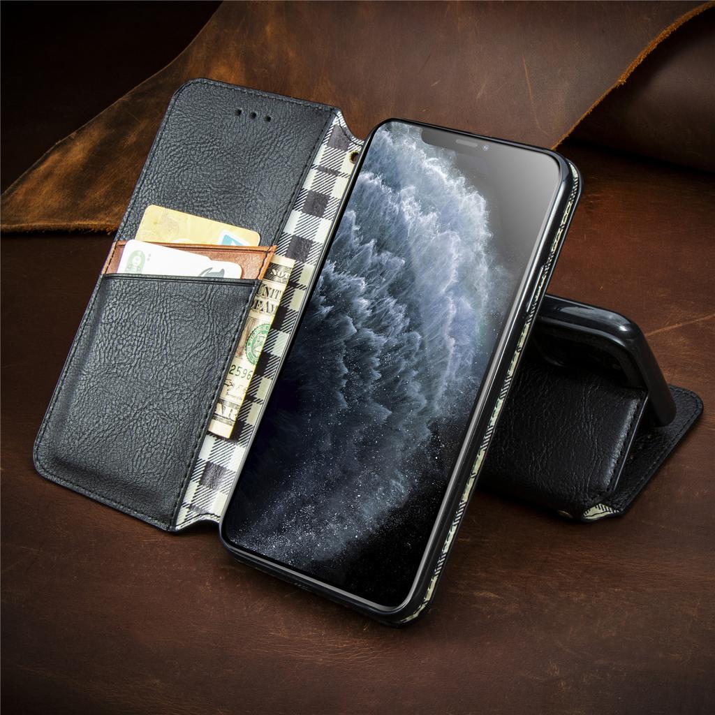 Magnet Leather Case For iPhone 12 11 Pro XS Max X XR 7 8 Plus SE 2020 Flip Book Case Cover For Apple iPhone 11 12 Pro Max Mini